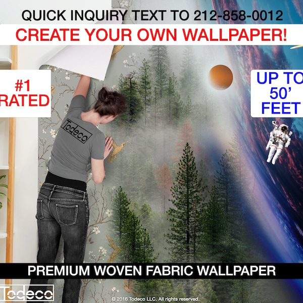 Custom Wallpaper - Etsy