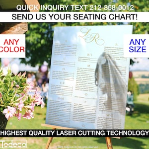 Wedding Seating Chart Static Cling, Wedding Guest List Static Cling, Wedding Guest List Vinyl Decal, Find Your Seat, Please Be Seated Vinyl