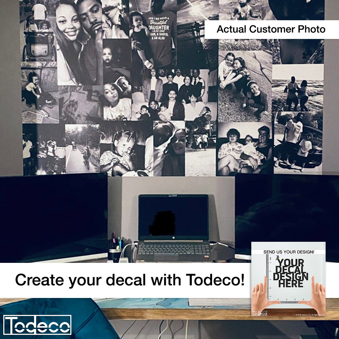 Family Wall Mural Custom Collage Mural Family Wall Decal Etsy