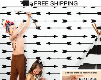 Calcomanías de flechas para pared: pegatinas tribales para decoración infantil (juego de 24)