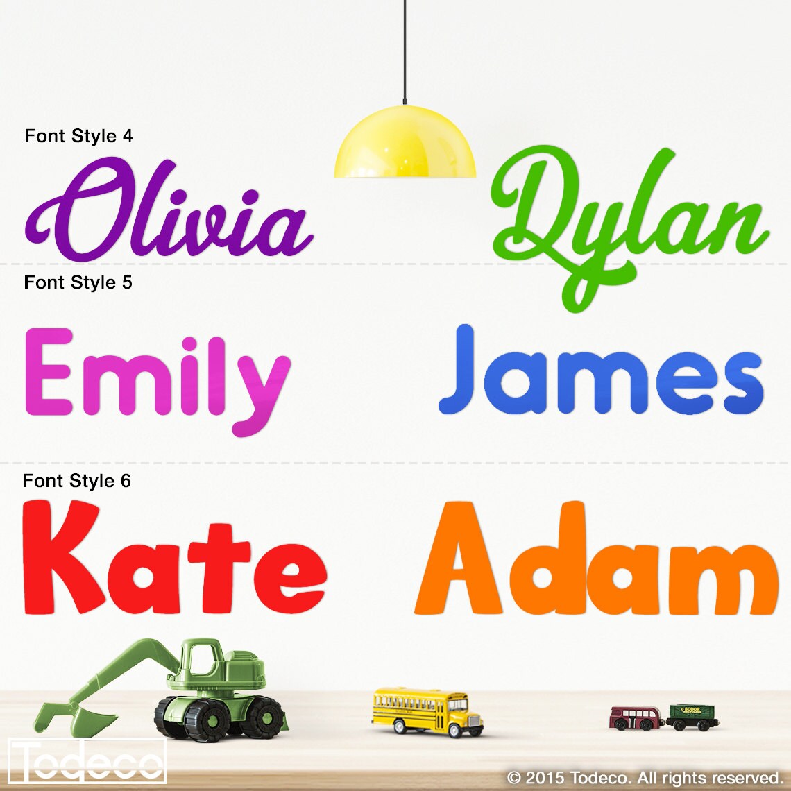 Custom Name Decal Personalized Childrens Wall Decal Etsy