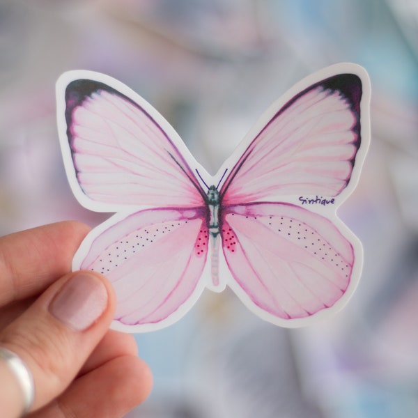 Laptop Sticker, Butterfly, Cute Butterfly Sticker, Butterfly Vinyl Sticker, Cute Decal, Pretty Gift, Butterfly Vinyl , Vinyl Sticker,