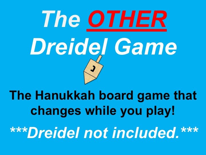 The Other Dreidel Game Printable Hanukkah Board Game For 3 8 Etsy