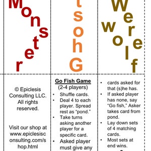 Five Printable Halloween Word Games image 2