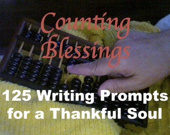 Counting Blessings Printable Lined Gratitude Journal with Spiritual Writing Prompts for a Thankful Soul