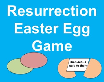 Printable Resurrection Easter Egg Fillers for Family Fun, Ministry, and Religious Education with Nihil Obstat / Imprimatur