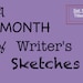 Bunty reviewed Set 1, Writing Sketch Starters, A Month of Writer's Sketches 1—Titles, Daily Creative Writing Exercises