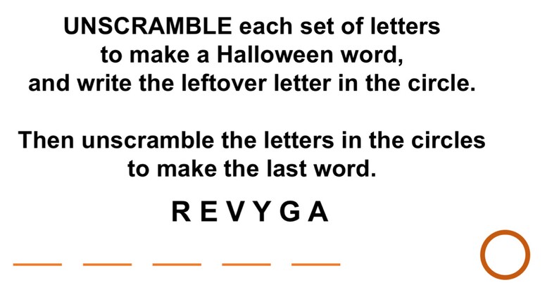 Five Printable Halloween Word Games image 4