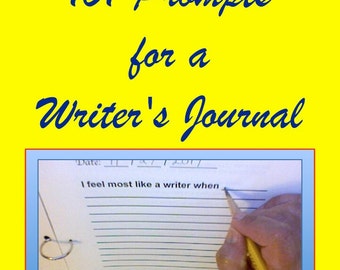 Printable Journal Pages with Creative Writing Prompts for Reflection on the Writing Life