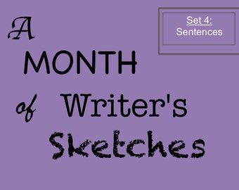 Printable Prompts for Daily Creative Writing for One Month Providing Writer with Thought Provoking Opening Sentences