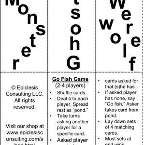 Five Printable Halloween Word Games image 8