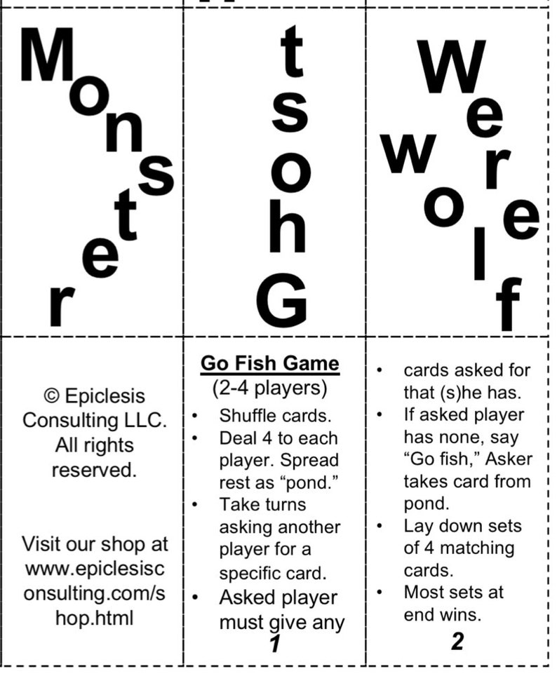 Five Printable Halloween Word Games image 8