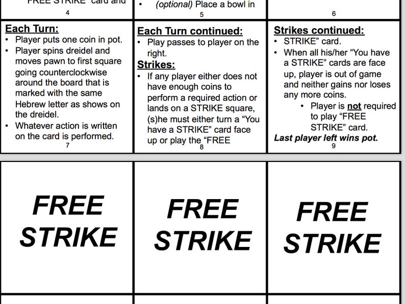 The Other Dreidel Sport, Printable Hanukkah Board Recreation for 3-8 Gamers Age 8 and Up photograph regarding Printable Dreidel known as The Other Dreidel Activity, Printable Hanukkah Board Match for 3-8 Avid gamers Age 8 and Up