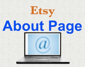 Ghostwritten About Page or Seller Profile Page Text for Etsy Shop or Other Ecommerce Website