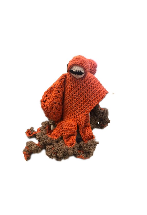 Octopus Crochet Hatorange Hat Animal 