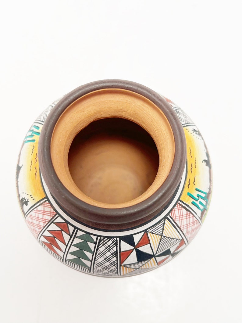 Vintage Handmade Peruvian Incan Pottery Vase - Etsy