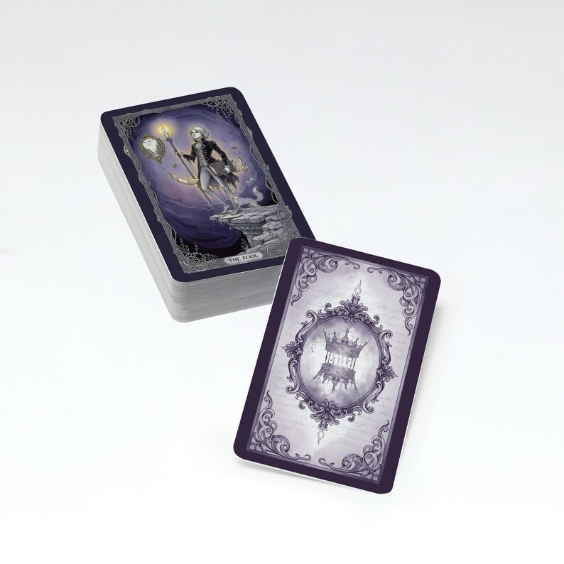 Queens Folly Gothic Tarot Deck | Shadow Work, Victorian Divination Cards image 4
