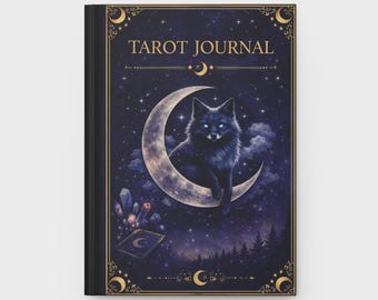 Diário de Tarot Raposa da Lua, Tiragens Diárias Guiadas, Métodos de Leitura, Reflexão (Brochura 15x23 cm)