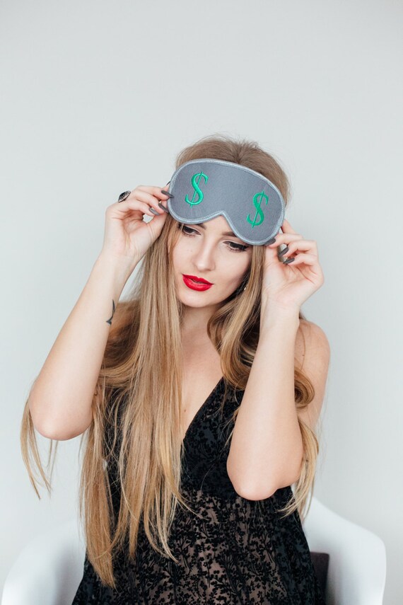 Dollar Sleep Mask Felt Money Sleep Eye Mask Boss Sleeping Etsy