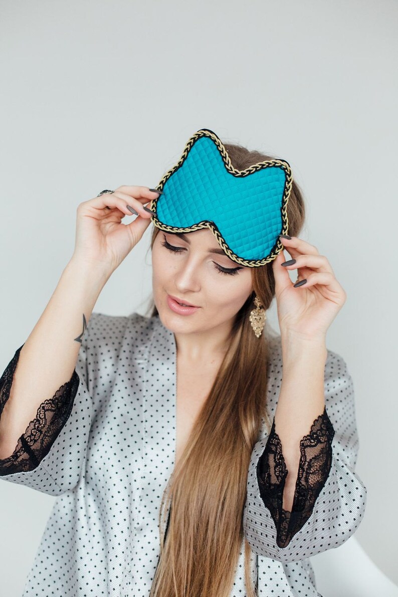 Cat Sleep Mask Eye Sleep Mask Sleeping Unisex Travel Mask Eye Etsy