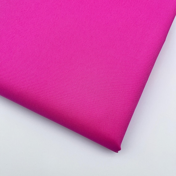 Bright Pink Water Resistant Canvas | 300 Denier | 1 yard