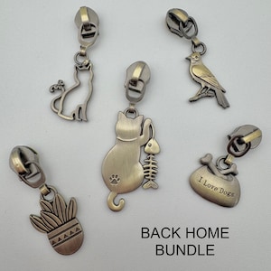 Back Home Bundle | Nylon Zipper Pull | #5 Set Of 5