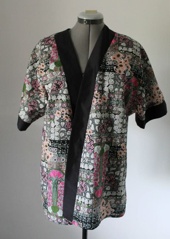 Vintage 1970s Kimono Women, 70s Kimono, Floral Ki… - image 6