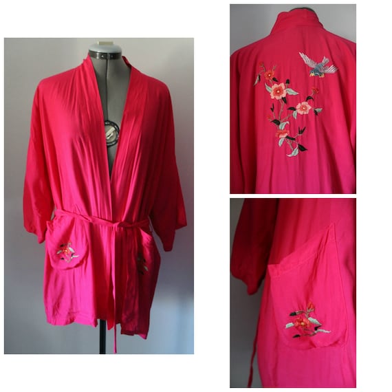 Vintage embroidered Kimono,Vintage Kimono, Kimono,