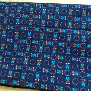 Violet print fabric, Flannel fabric, Violets