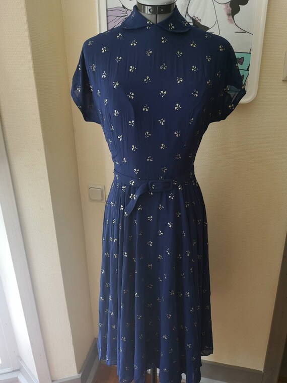 Vintage 1940s Dress Women 1940s Dress 
