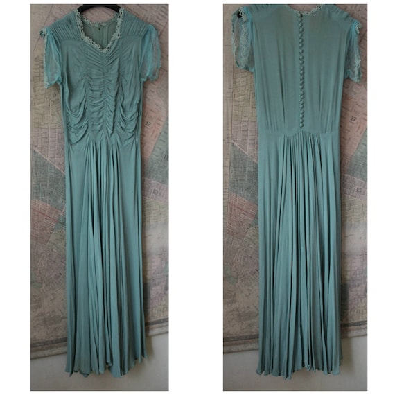 Vintage 1940s Dress Women, 40s dress, Frozen, Smal