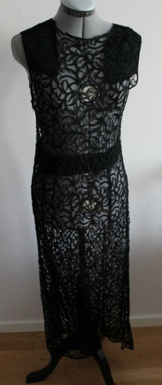 Vintage 1930s dress women, 1930s dress, Full lace