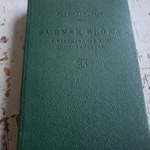 Svensk Flora 22 edition//Flowering plants//Ferns//Botanical prints//Swedish Flora// CAM Lindman
