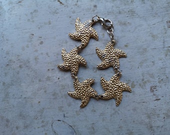 Vintage 1980s bracelet , 1980s bracelet, starfish bracelet, starfish, bracelet starfish,  1980s, 80s