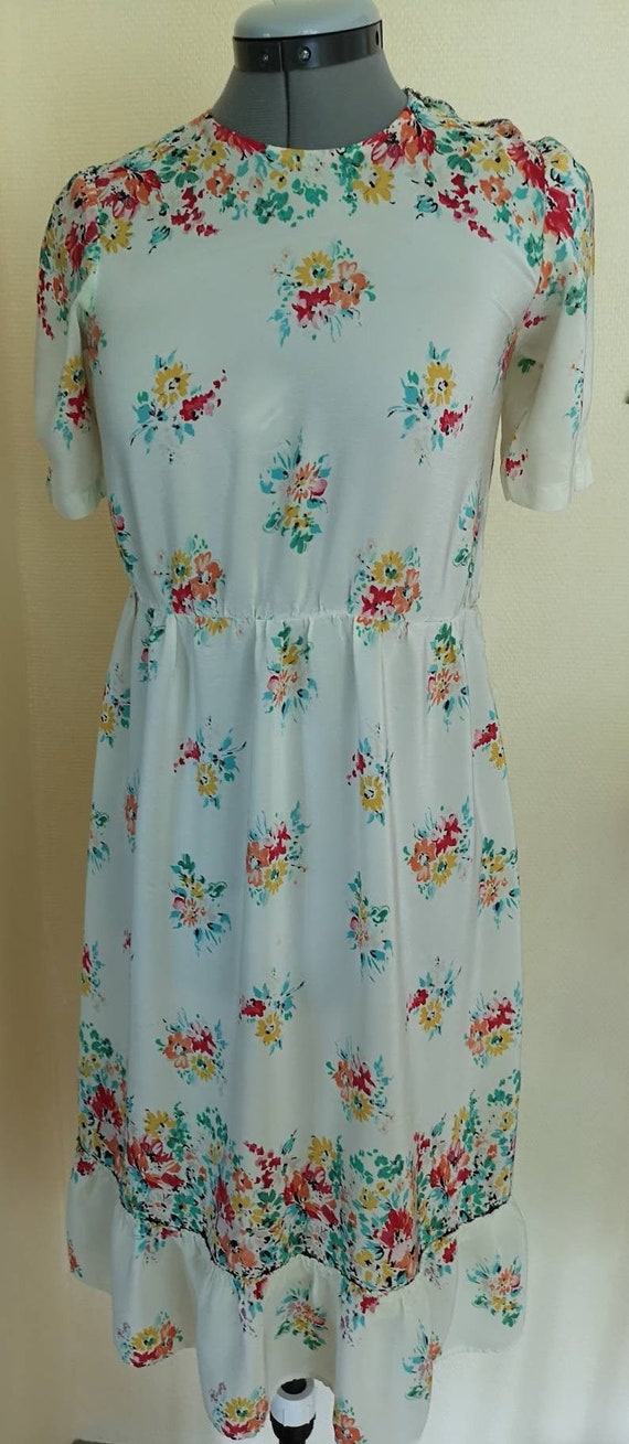 Vintage 1940s dress women, 1940s dress, 40s dress,