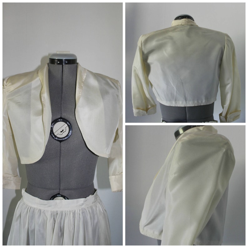 small xsmall 1940s skirt Vintage 1940s Three Piece set Women silk 1940s 1940s top 1940s jacket Vintage 1940s Dress wedding