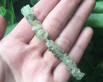 15.5" LARGE NATURAL Green Prehnite Nugget ~48 Beads 10x mm K5117 15-20 15.5" LARGE NATURAL Green Prehnite Nugget ~48 Beads 10x mm K5117 15-20