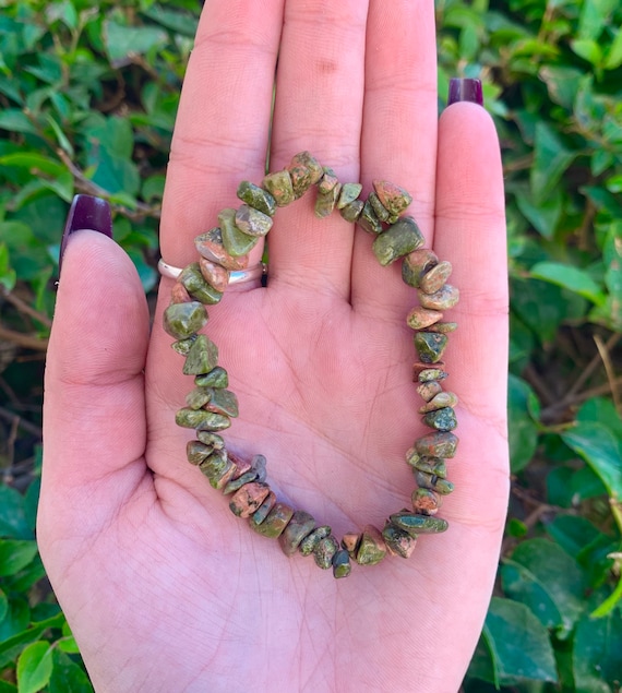 Bracelet Unakite 8mm