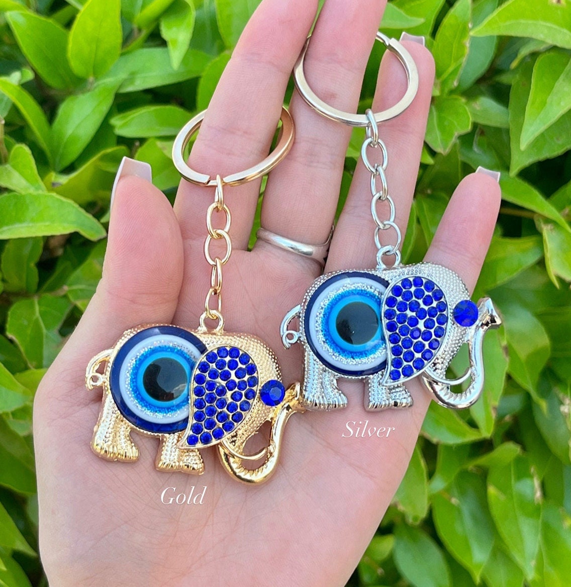 Evil Eye and Elephant Key Chain Evil Eye and Elephant Key Chain