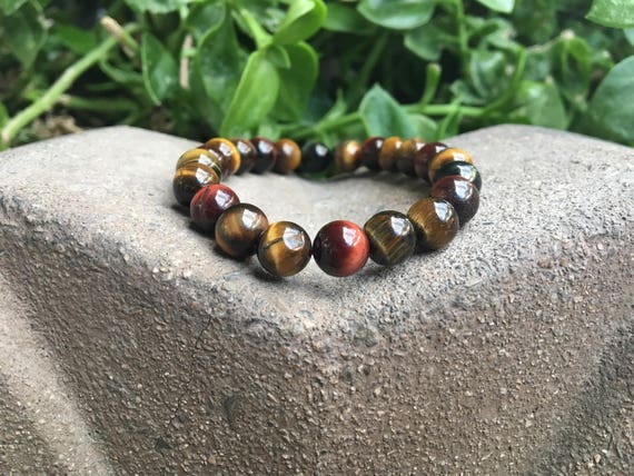 8mm Beaded Bracelet Tiger's Eye