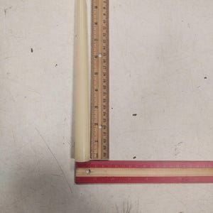 Long Taper Unscented Wax Candle, Prayer, Altar Candle, 10 Inch / 25cm, Red, White, Yellow, Wedding Party Event Candles, Thin Base image 11