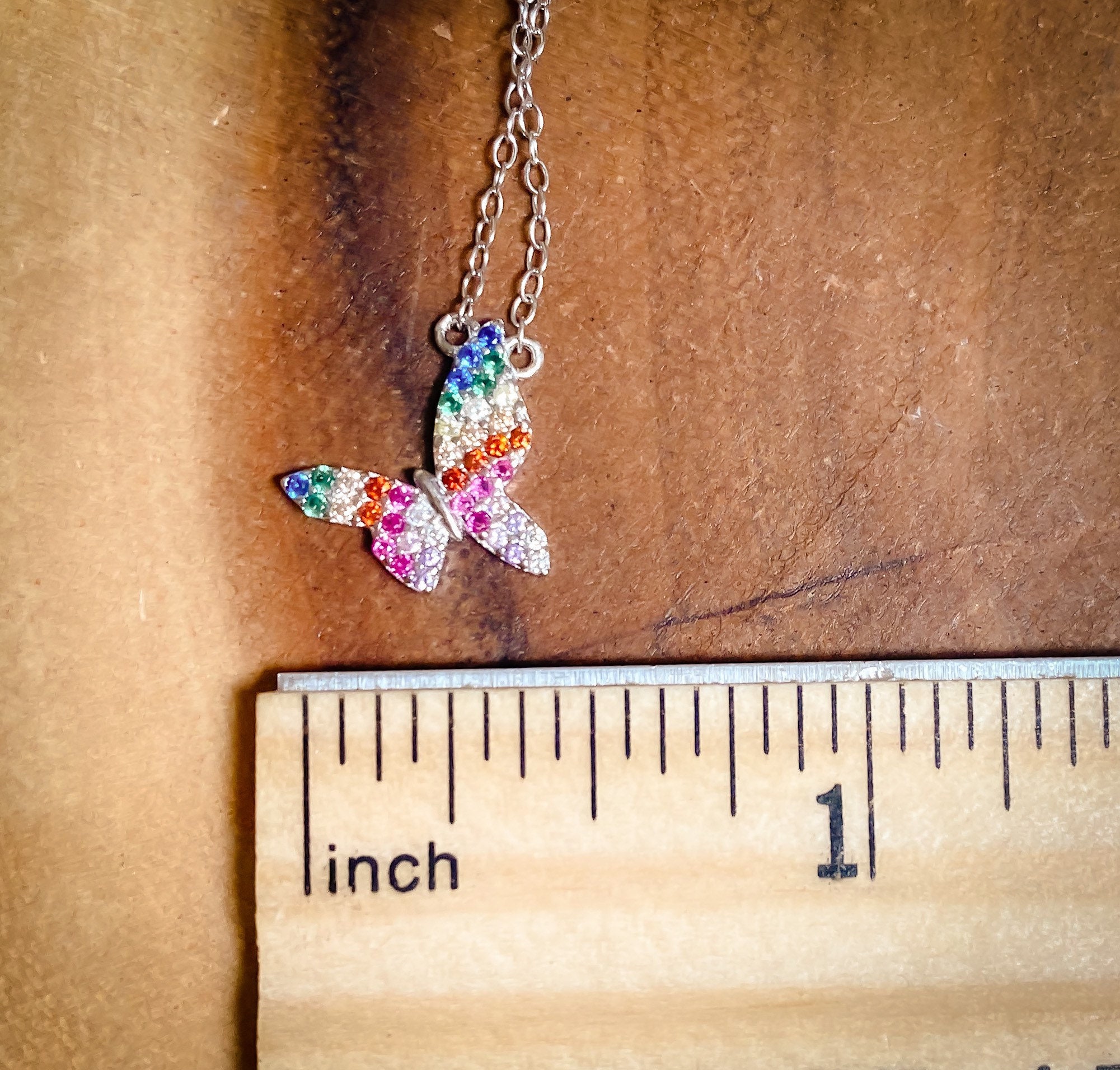 Women Girls Boys Necklace Silver Color Food Rainbow Butterfly Owl