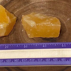 One Natural Orange Calcite Chunk, Mexican Rough Orange Calcite, Raw Orange Calcite, Orange Calcite Piece, Raw Calcite, Calcite Chunk image 3