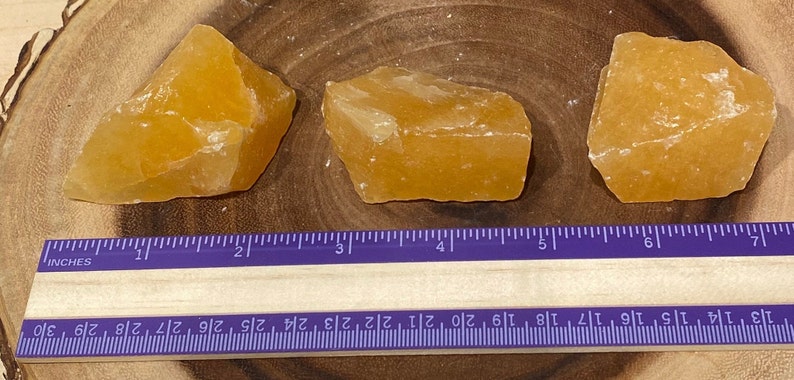 One Natural Orange Calcite Chunk, Mexican Rough Orange Calcite, Raw Orange Calcite, Orange Calcite Piece, Raw Calcite, Calcite Chunk image 3