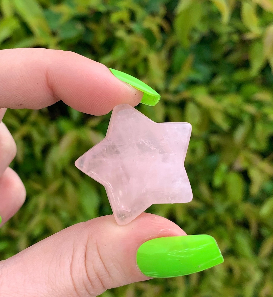 Rose Quartz Star, Rose Quartz Star Carving, Polished Rose Quartz, Pink