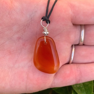 Carnelian Cord Necklace