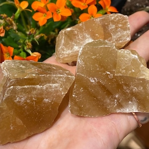 One Brown Calcite Chunk, Honey Calcite Chunk, Rough Brown Calcite, Brown Calcite, Calcite Chunk, Raw Calcite, Golden Calcite