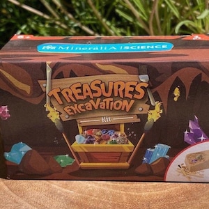 Treasure Excavation Kit, Kit For Kids, Fun Activity for Kids, Crystal Excavation, Science Project, Learning Activity, Geology Kit, STEM