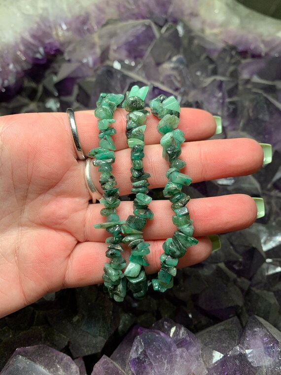 Panna stone bracelet sale
