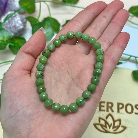 Serpentine Crystal Bracelet Oil Diffuser Bracelet Green Spot Jasper Crystal  Bracelet Essential Oil Bracelet Postive Bracelet - Etsy